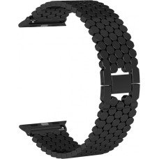 Ремінці Apple Watch Stainless Luxury Steel 38mm / 40mm / 41mm ( Чорний / Black )