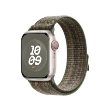 Ремінець Apple Watch Nike Sport Loop 42/44/45/49 Sequoia/Orange