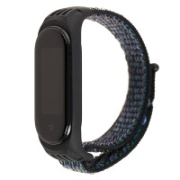 Ремінець для Xiaomi Mi Band 5 Nylon black/blue