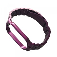 Ремінець Xiaomi Mi Band 5 STEEL (Блоковий) Purple
