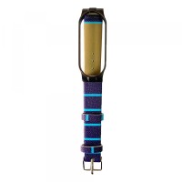 Ремінець Xiaomi Mi Band 5 Leather LINE Blue