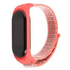 Ремінець для Xiaomi Mi Band 5 Nylon coral/white