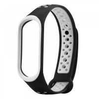 Ремінець Xiaomi Mi Band 5 NIKE Sport Black-white