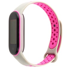 Ремінець для Xiaomi Mi Band 5 Sport Nike gray / pink