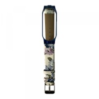 Ремінець Xiaomi Mi Band 5 Leather FLOWERS 4