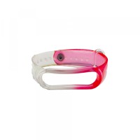 Ремінці Xiaomi Mi Band 5 NEON CLEARE Pink