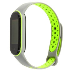 Ремінець для Xiaomi Mi Band 5 Sport Nike gray / yellow