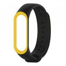 Ремінці Xiaomi Mi Band 5 RIM Black-yellow
