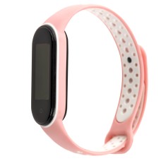 Ремінець для Xiaomi Mi Band 5 Sport Nike pink sand / white