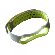Ремінець Xiaomi Mi Band 5 NIKE Sport Grey-lime