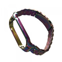 Ремінець Xiaomi Mi Band 5 STEEL (Блоковий) Oil Rainbow