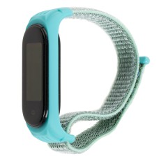 Ремінець для Xiaomi Mi Band 5 Nylon blue light/mint