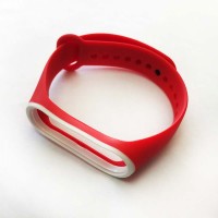 Ремінець Xiaomi Mi Band 3/4 RiM Red-white