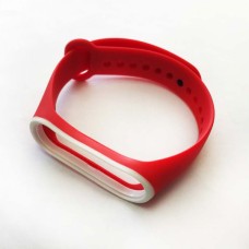 Ремінець Xiaomi Mi Band 3/4 RiM Red-white