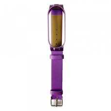 Ремінець Xiaomi Mi Band 5 Leather SOLID Purple