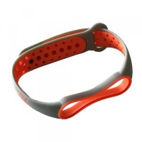Ремінець Xiaomi Mi Band 5 NIKE Sport Grey-orange
