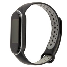 Ремінець для Xiaomi Mi Band 5 Sport Nike black/gray