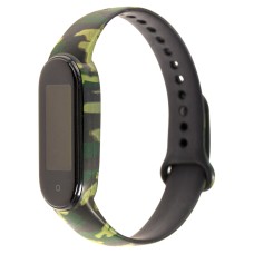 Ремінець для Xiaomi Mi Band 5 силіконовий хакі зелений