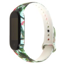 Ремінець для Xiaomi Mi Band 5 силіконовий пальми