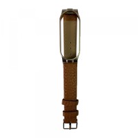 Ремінець Xiaomi Mi Band 5 Leather PIG Brown