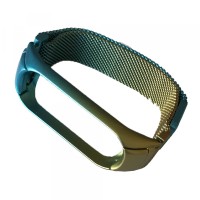 Ремінець Xiaomi Mi Band 3/4 Milanese DUBLE COLORS Gold-blue