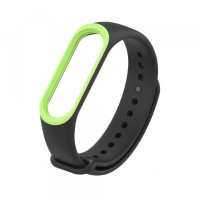 Ремінці Xiaomi Mi Band 5 RIM Black-green