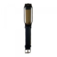 Ремінець Xiaomi Mi Band 5 Leather PIG Dark blue