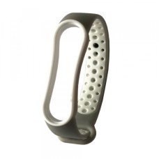 Ремінець Xiaomi Mi Band 5 NIKE Sport Light grey-white
