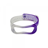 Ремінці Xiaomi Mi Band 3/4 NEON CLEARE Purple
