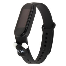 Ремінець для Xiaomi Mi Band 5 Cartoon Heroes чорний