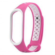 Ремінець Xiaomi Mi Band 3/4 SPORT Pink-white