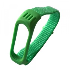 Ремінці Xiaomi Mi Band 3/4/5 Nylon+Silicone Lime