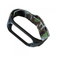 Ремінець Xiaomi Mi Band 5 Milanese Loop Camouflage Green