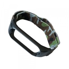 Ремінець Xiaomi Mi Band 5 Milanese Loop Camouflage Green