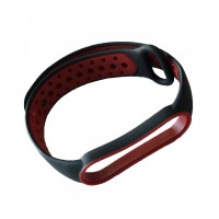 Ремінець Xiaomi Mi Band 5 NIKE Sport Black-red