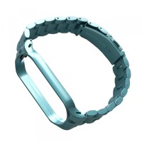 Ремінець Xiaomi Mi Band 5 STEEL (Блоковий) Light blue