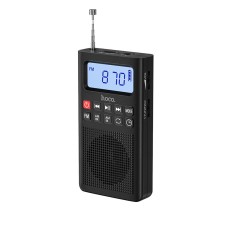 Портативний радіоприймач HOCO HI51 Portable radio AM/FM USB/TF/BT5.3 3W Black