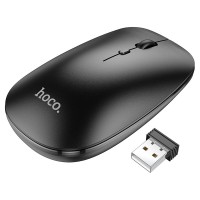 Комп'ютерна Миша HOCO GM15 Art dual-mode business wireless mouse 2,4G/BT3.0-5.0 Чорна
