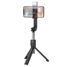 Монопод-трипод HOCO K15 Treasure aluminum alloy fill light live broadcast 0.8m Black