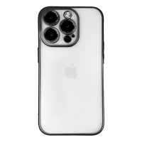 Чохол iPhone 14 Plus Rock Electroplated Mate Full Camera Series black
