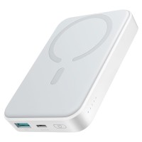 Повербанк портативний акумулятор Power bank Joyroom JR-W020 MagSafe магнітний 10000 mAh White