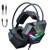 Дротові навушники Onikuma X20 Gaming with RGB Black