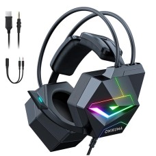 Дротові навушники Onikuma X20 Gaming with RGB Black