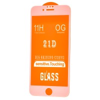 Захисне скло для iPhone 7/8 Full Glue біле (OEM)
