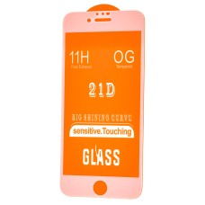 Захисне скло для iPhone 7/8 Full Glue біле (OEM)