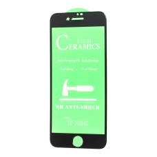 Захисне скло для iPhone 7/8 ceramics anti-shock чорне