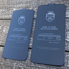 Захисне скло 6D для iPhone 13 Pro Max OG Crown чорне (OEM)