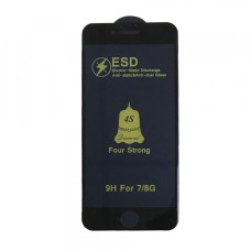 Захисне скло ESD 4S (anti-static) iPhone 7/8 black тех упаковка
