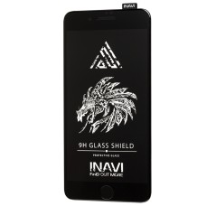 Захисне скло для iPhone 7 Plus / 8 Plus Inavi Premium чорне (OEM)