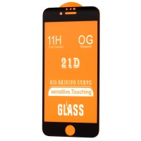 Захисне скло для iPhone 7/8 Full Glue чорне (OEM)
